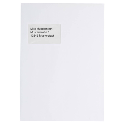 Artikelbild 2 für dundee Versandtaschen DIN C4 mit Fenster weiß 10 St., Artikelnummer 611994