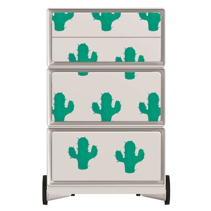 Artikelbild 3 für PAPERFLOW easyBox Tropical Rollcontainer weiß, bunt 60763 4 Auszüge 39,0 x 43,6 x 64,2 cm, Artikelnummer 215539