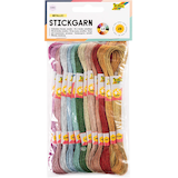 Artikelbild 1 für folia Garn METALLIC zum Sticken glänzend mehrfarbig 1,0 mm x 8,0 m, Artikelnummer 690386