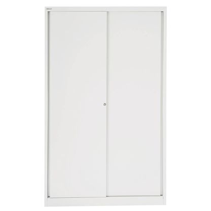 Artikelbild 6 für BISLEY Schiebetürenschrank Cito, SD12194S696 verkehrsweiß 4 Fachböden 120,0 x 43,0 x 198,0 cm, Artikelnummer 272373