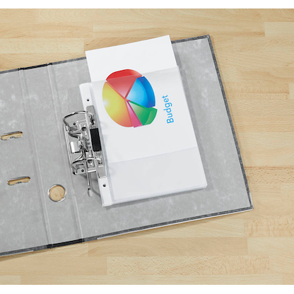 Artikelbild 6 für Lands Prospekthüllen DIN A5 transparent genarbt 0,08 mm, 100 St., Artikelnummer 202723