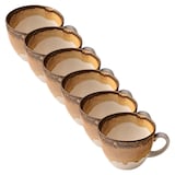 Artikelbild 1 für HEART & SOUL Kaffeetassen Perfect Match Cumin hellbraun 0,21 l, 6 St., Artikelnummer 108609