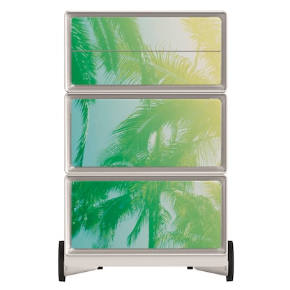 Artikelbild 3 für PAPERFLOW easyBox Tropical Rollcontainer weiß, bunt 61281 4 Auszüge 39,0 x 43,6 x 64,2 cm, Artikelnummer 215927