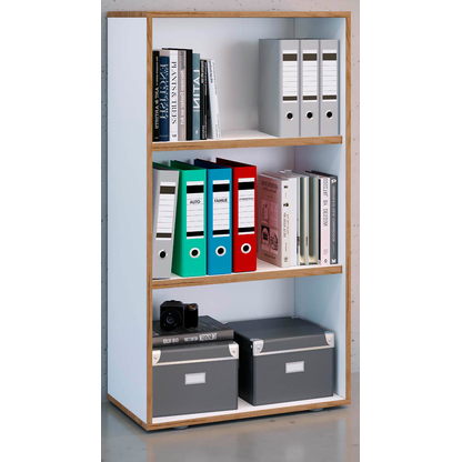 Artikelbild 6 für VCM my office Aktenregal Salia weiß, honig-eiche 60,0 x 32,0 x 109,7 cm, 1 St., Artikelnummer 364358