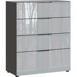 Artikelbild 1 für GERMANIA Kommode Oakland, 3695-587 grafit, silber 83,0 x 42,0 x 102,0 cm, 1 St., Artikelnummer 649029
