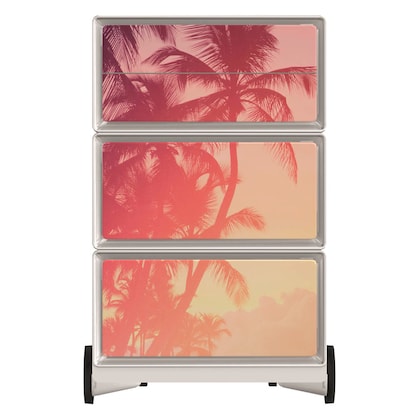Artikelbild 3 für PAPERFLOW easyBox Tropical Rollcontainer weiß, bunt 61297 4 Auszüge 39,0 x 43,6 x 64,2 cm, Artikelnummer 215846