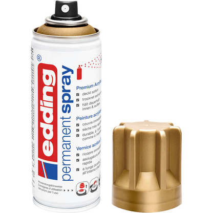 Artikelbild 2 für edding 5200 Acrylspray Sprühfarbe reichgold matt, 1 St., Artikelnummer 495182
