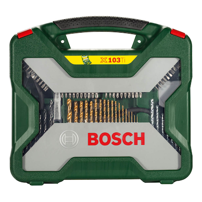 Artikelbild 2 für BOSCH Bohrer- und Bit-Set X-Line TiN-beschichtetes, 103-teilig, Artikelnummer 208039
