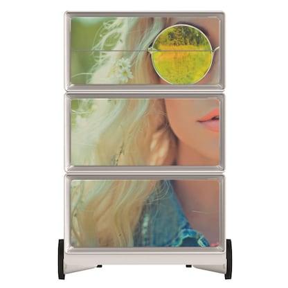 Artikelbild 3 für PAPERFLOW easyBox Tropical Rollcontainer weiß, bunt 61313 4 Auszüge 39,0 x 43,6 x 64,2 cm, Artikelnummer 216038