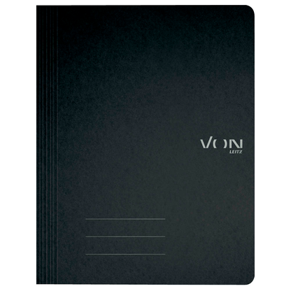 Artikelbild 7 für VON LEITZ Schnellhefter Karton schwarz DIN A4, 1 St., Artikelnummer 635369