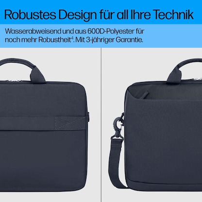 Artikelbild 8 für HP Laptoptasche Everyday A08KHUT Kunstfaser schwarz A08KHUT bis 40,6 cm (16 Zoll), Artikelnummer 722617