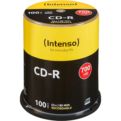 Artikelbild für Intenso CD-R 700 MB, 100 St., Artikelnummer 909242
