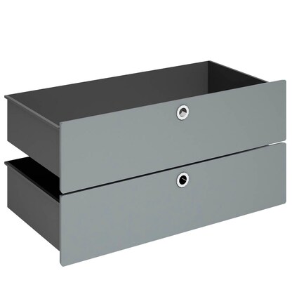 Artikelbild für viasit System4 Schubladen anthrazit 75,0 x 37,5 x 37,5 cm, Artikelnummer 135994