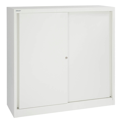 Artikelbild für BISLEY Schiebetürenschrank Cito, SD12112S696 verkehrsweiß 2 Fachböden 120,0 x 43,0 x 118,1 cm, Artikelnummer 272380