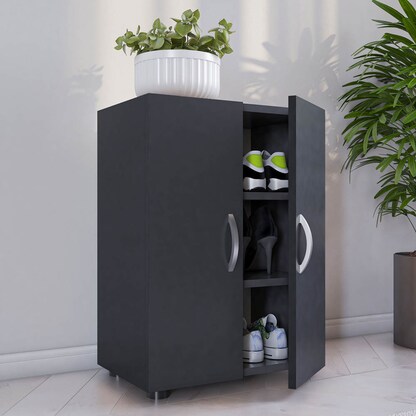 Artikelbild 4 für VCM my home Schuhschrank Ulas, 918422 anthrazit 49,0 x 34,0 x 74,0 cm, 1 St., Artikelnummer 911617