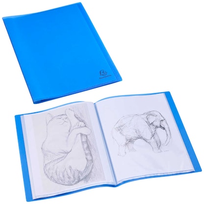 Artikelbild für Exacompta Opak Sichtbuch DIN A4, 20 Hüllen hellblau, 1 St., Artikelnummer 681019