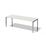Artikelbild 1 für BISLEY Cito höhenverstellbarer Schreibtisch grauweiß, silber rechteckig, 4-Fuß-Gestell silber 220,0 x 80,0 cm, Artikelnummer 257225