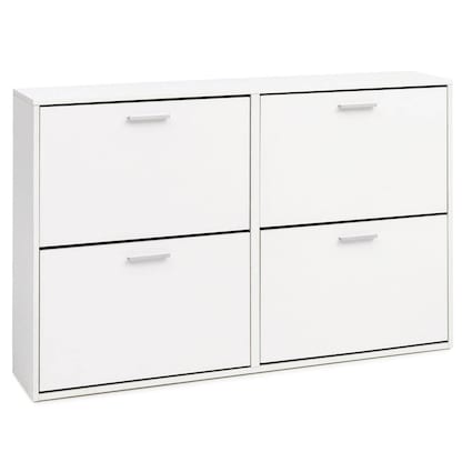 Artikelbild 2 für WOHNLING Schuhschrank, WL5.829 weiß 4 Fachböden 120,0 x 24,0 x 81,0 cm, Artikelnummer 908733