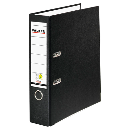Artikelbild für FALKEN Color Ordner schwarz Kunststoff 8,0 cm DIN A4, 1 St., Artikelnummer 871867