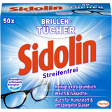 Artikelbild 1 für Sidolin Brillenputztücher Streifenfrei 1-lagig weiß, 50 St., Artikelnummer 137853