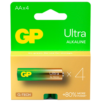 Artikelbild 3 für GP Batterien ULTRA Alkali-Mangan Mignon AA 1,5 V, 4 St., Artikelnummer 219909