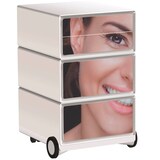 Artikelbild 1 für PAPERFLOW easyBox Business Rollcontainer weiß, bunt 62186 4 Auszüge 39,0 x 43,6 x 64,2 cm, Artikelnummer 215226