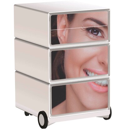 Artikelbild für PAPERFLOW easyBox Business Rollcontainer weiß, bunt 62186 4 Auszüge 39,0 x 43,6 x 64,2 cm, Artikelnummer 215226