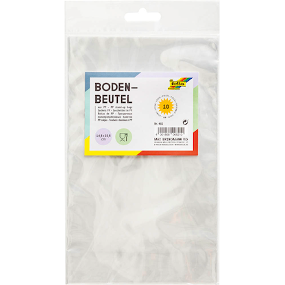 Artikelbild 2 für folia PP-Bodenbeutel L 14,5 x 23,5 cm, 10 St., Artikelnummer 690226