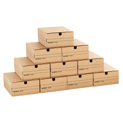 Artikelbild 10 für Top-Print Archivboxen braun 24,4 x 32,1 x 12,5 cm, 10 St., Artikelnummer 710988