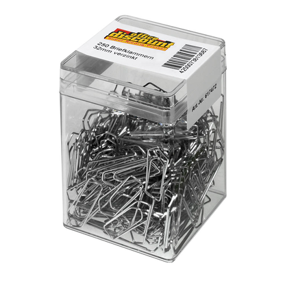 Artikelbild für office discount Büroklammern silber glanzverzinkt, 250 St., Artikelnummer 617472