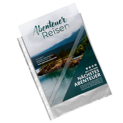 Artikelbild 5 für Gera-Folien Prospekthüllen DIN A4 transparent genarbt 0,05 mm, 100 St., Artikelnummer 540112