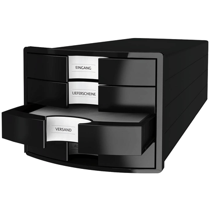 Artikelbild 3 für HAN Schubladenbox Impuls schwarz 1012-13D, DIN A4 mit 4 Schubladen, 1 St., Artikelnummer 310591