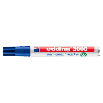 Artikelbild 13 für edding 3000 Permanentmarker farbsortiert 1,5 - 3,0 mm, 4 St., Artikelnummer 580410
