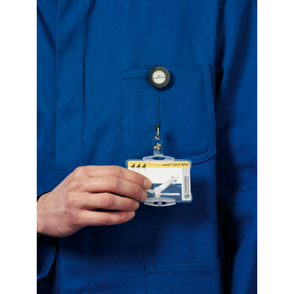 Artikelbild 2 für DURABLE Ausweishalter Jojo 815258, Druckknopfschlaufe, anthrazit, 10 St., Artikelnummer 339192