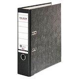Artikelbild 1 für FALKEN Recycling Ordner schwarz marmoriert Karton 8,0 cm DIN A4, 1 St., Artikelnummer 872248