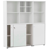 Artikelbild 1 für MÖBELPARTNER Regalschrank 400, 701774 weiß 151,1 cm 41,0 cm, 1 St., Artikelnummer 774103