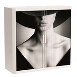 Artikelbild 1 für PAPERFLOW easyOffice Classic Chic Rollladenschrank 60001 2 Fachböden 110,0 x 41,5 x 104,0 cm, Artikelnummer 209187