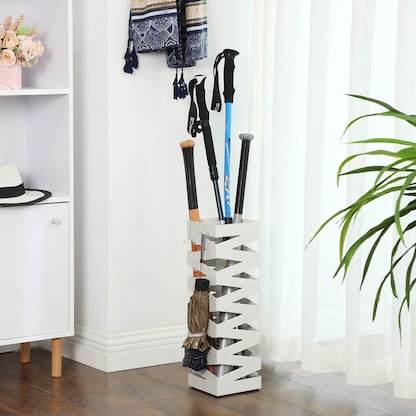 Artikelbild 11 für SONGMICS Schirmständer LUC16W weiß, Metall, Artikelnummer 439319