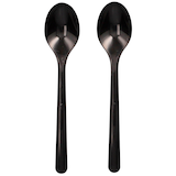 Artikelbild 1 für circulware RESBONSIBLES Mehrweg-Kaffeelöffel, Kunststoff schwarz, 20 St., Artikelnummer 889374