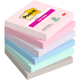 Artikelbild 1 für Post-it® Super Sticky Notes Soulful Collection Haftnotizen extrastark farbsortiert, 6 Blöcke, Artikelnummer 735599