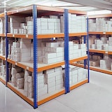 Artikelbild 1 für SCHULTE Schwerlast-Weitspannregal 18292-N blau 214,6 x 77,3 x 243,8 cm, Artikelnummer 209593