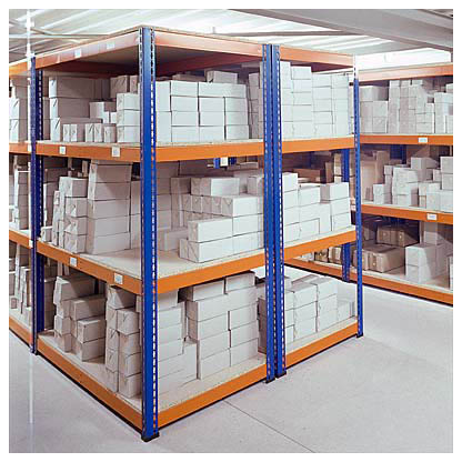 Artikelbild für SCHULTE Schwerlast-Weitspannregal 18292-N blau 214,6 x 77,3 x 243,8 cm, Artikelnummer 209593