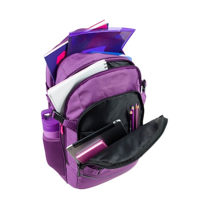 Artikelbild 3 für Walker Schulrucksack Fame 2.0 Uni Kunstfaser lila, Artikelnummer 876997