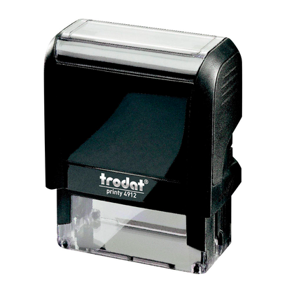 Artikelbild 7 für trodat Textstempel, individualisierbar printy 4912 selbstfärbend schwarz Logo möglich, 1 St. - Direkt online personalisieren, Artikelnummer 640571