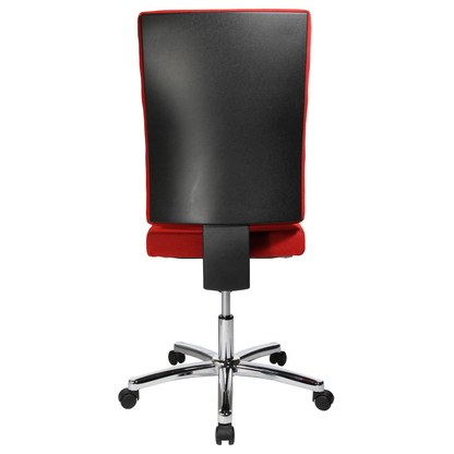 Artikelbild 7 für office discount Bürostuhl Unni Med Deluxe Stoff rot, Gestell chrom, Artikelnummer 367983