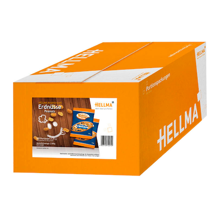Artikelbild 2 für HELLMA Knabberspaß Erdnüsse 100x 25,0 g, Artikelnummer 257941