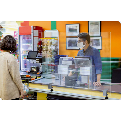 Artikelbild 14 für magnetoplan Spuckschutz 11029080, transparent 80,0 x 60,0 cm, 1 St., Artikelnummer 465223