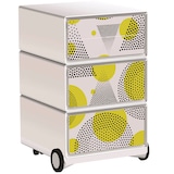 Artikelbild 1 für PAPERFLOW easyBox Business Rollcontainer weiß, bunt 62247 4 Auszüge 39,0 x 43,6 x 64,2 cm, Artikelnummer 214746