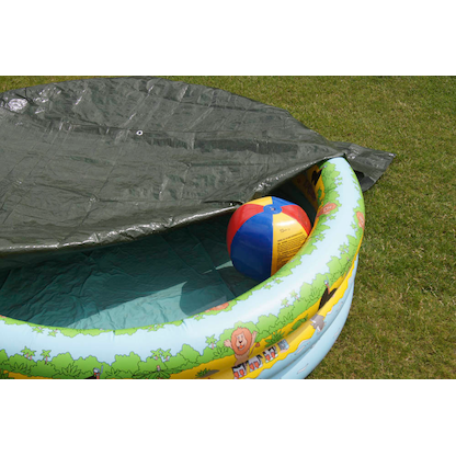 Artikelbild 4 für CONNEX Abdeckplane 3,0 x 4,0 m grün 100,0 g/qm, Artikelnummer 261356