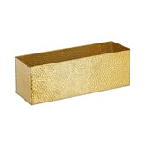 Artikelbild 1 für relaxdays Blumenkasten Metall gold rechteckig 40,0 x 13,5 cm, 1 St., Artikelnummer 450423